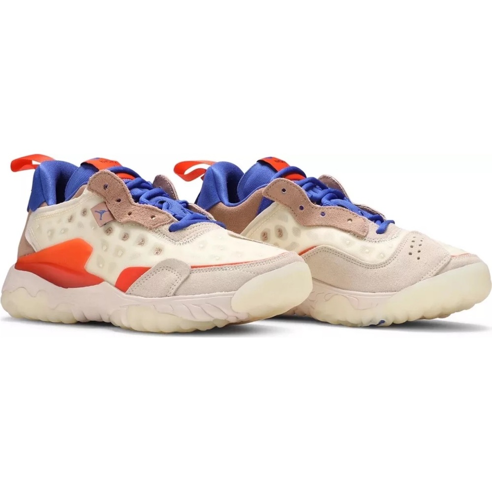 Jordan Delta 2 Women's Coconut Milk /Blue/ Orange Shoes Size 11